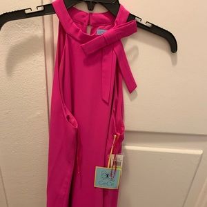 Cece bow pink dress size 4